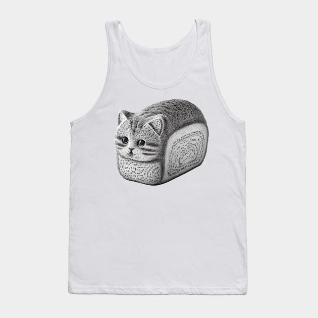 Funny cat loaf Tank Top by stkUA